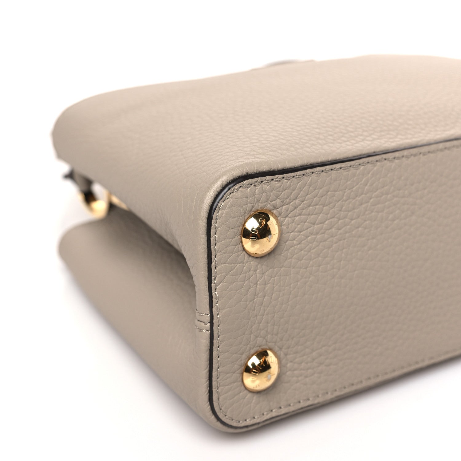 Louis Vuitton Taurillon Capucines BB Galet 7 of 8