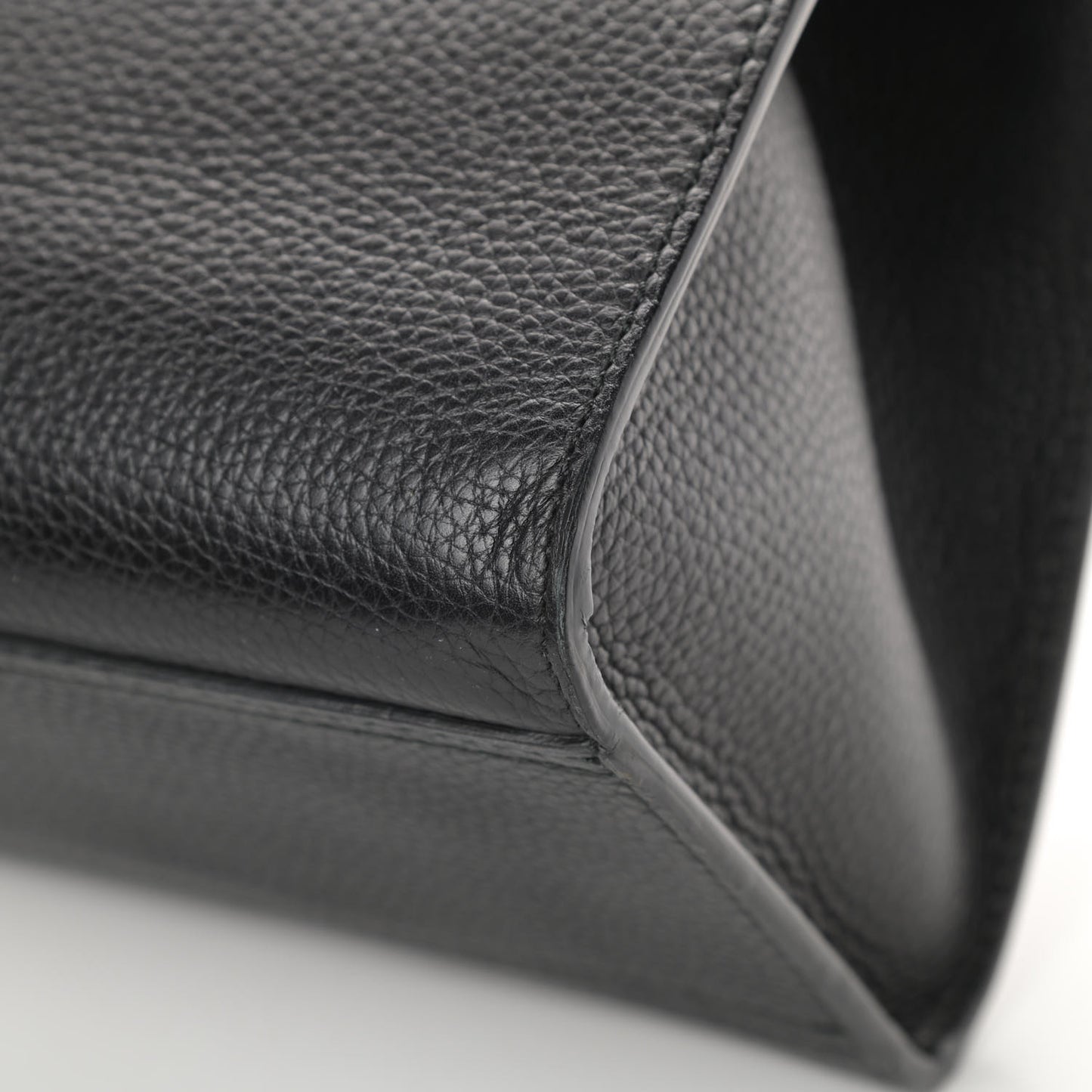 Calfskin Small GG Marmont Top Handle Bag Black