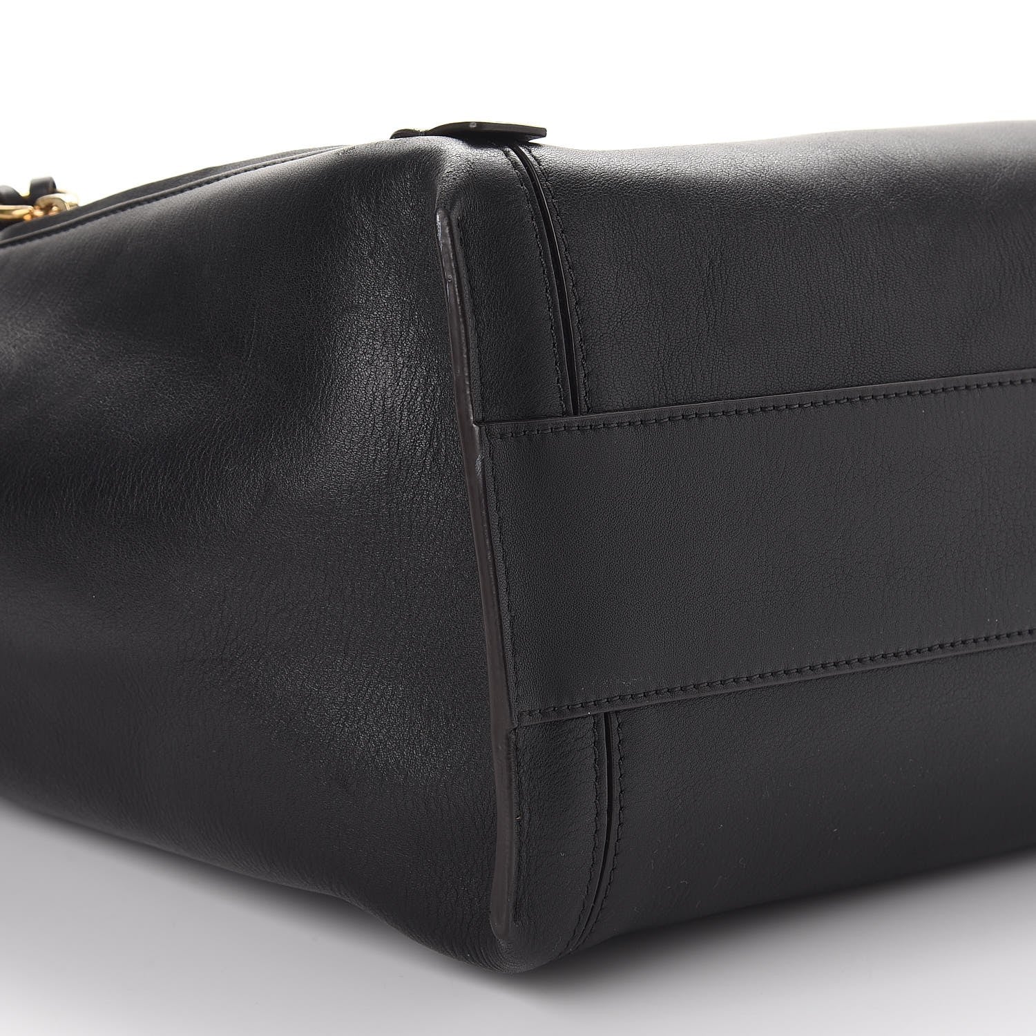 Chloe Smooth Calfskin Medium Milo Shopping Tote Black 13 of 14