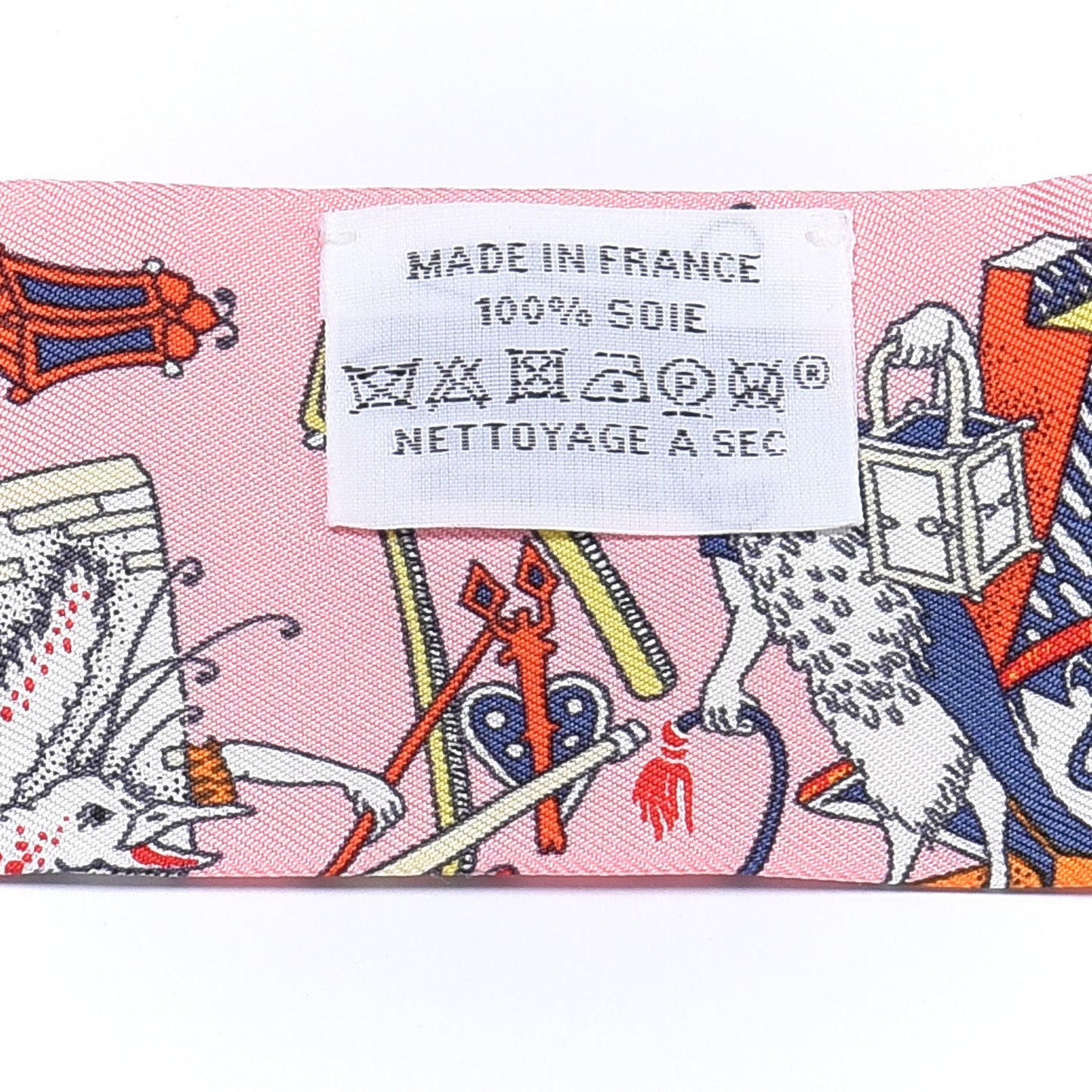 Silk La Folle Parade Twilly Rose Malabar White