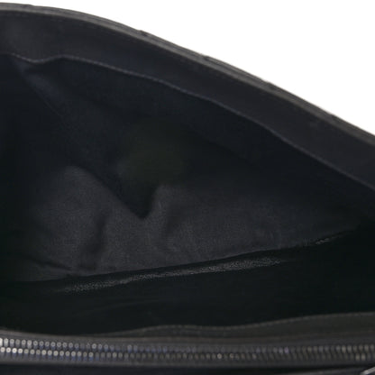 Saint Laurent Sheepskin Matelasse Chevron Monogram Large College Satchel Dark Anthracite 5 of 13