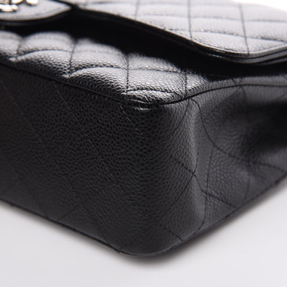 Chanel Caviar Quilted Medium Double Flap Black 9 of 10