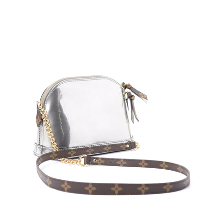 Louis Vuitton Patent Monogram Miroir Mirror Mini Alma Gris Metal 2 of 9