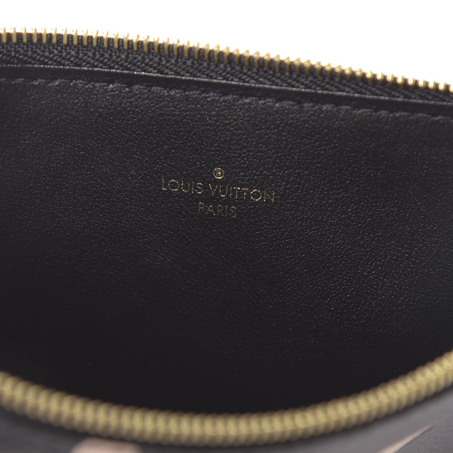 Louis Vuitton Empreinte Monogram Giant Crafty Pochette Felicie Zippered Insert Black 6 of 6