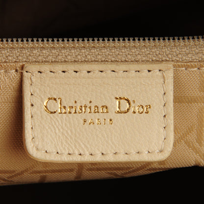 Christian Dior Lambskin Cannage Large Lady Dior Ivory 6 of 8