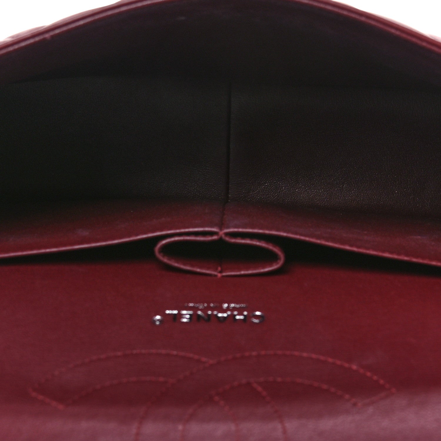 Chanel Lambskin Quilted Jumbo Double Flap Burgundy 4 of 19