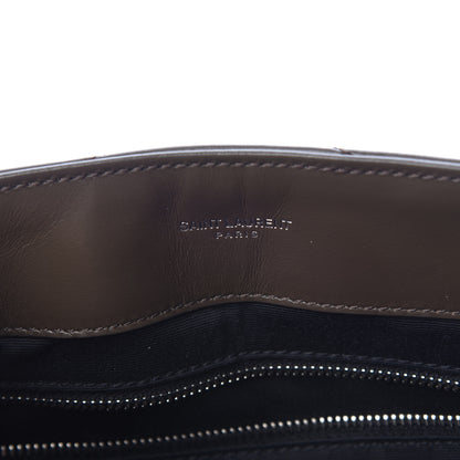 Saint Laurent Calfskin Y Quilted Monogram Medium Loulou Chain Satchel Faggio 7 of 11