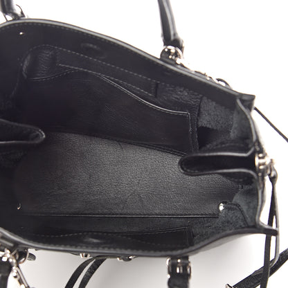 Balenciaga Calfskin Papier Mini A4 Tote Black 4 of 7