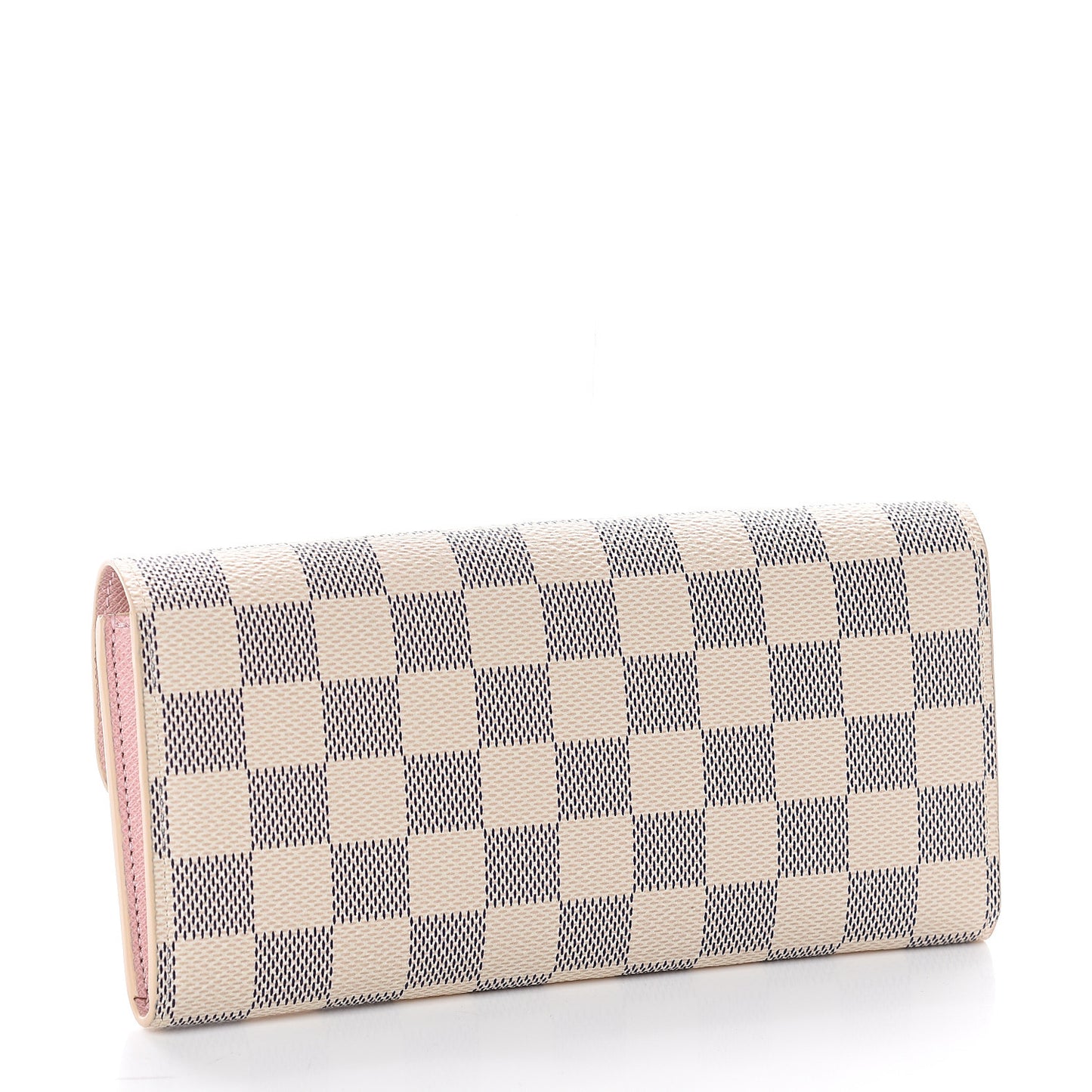 Damier Azur Emilie Wallet Rose Ballerine