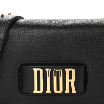 Christian Dior Grained Calfskin Dio(r)evolution Flap Bag Black 7 of 12