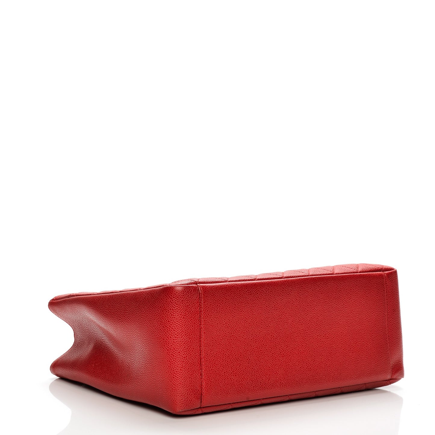 Caviar Quilted Grand Shopping Tote GST Red