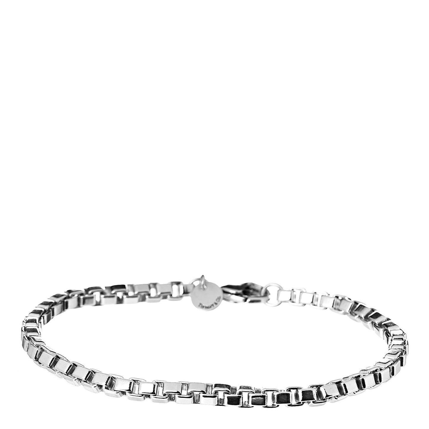 Sterling Silver 4mm Venetian Link Bracelet