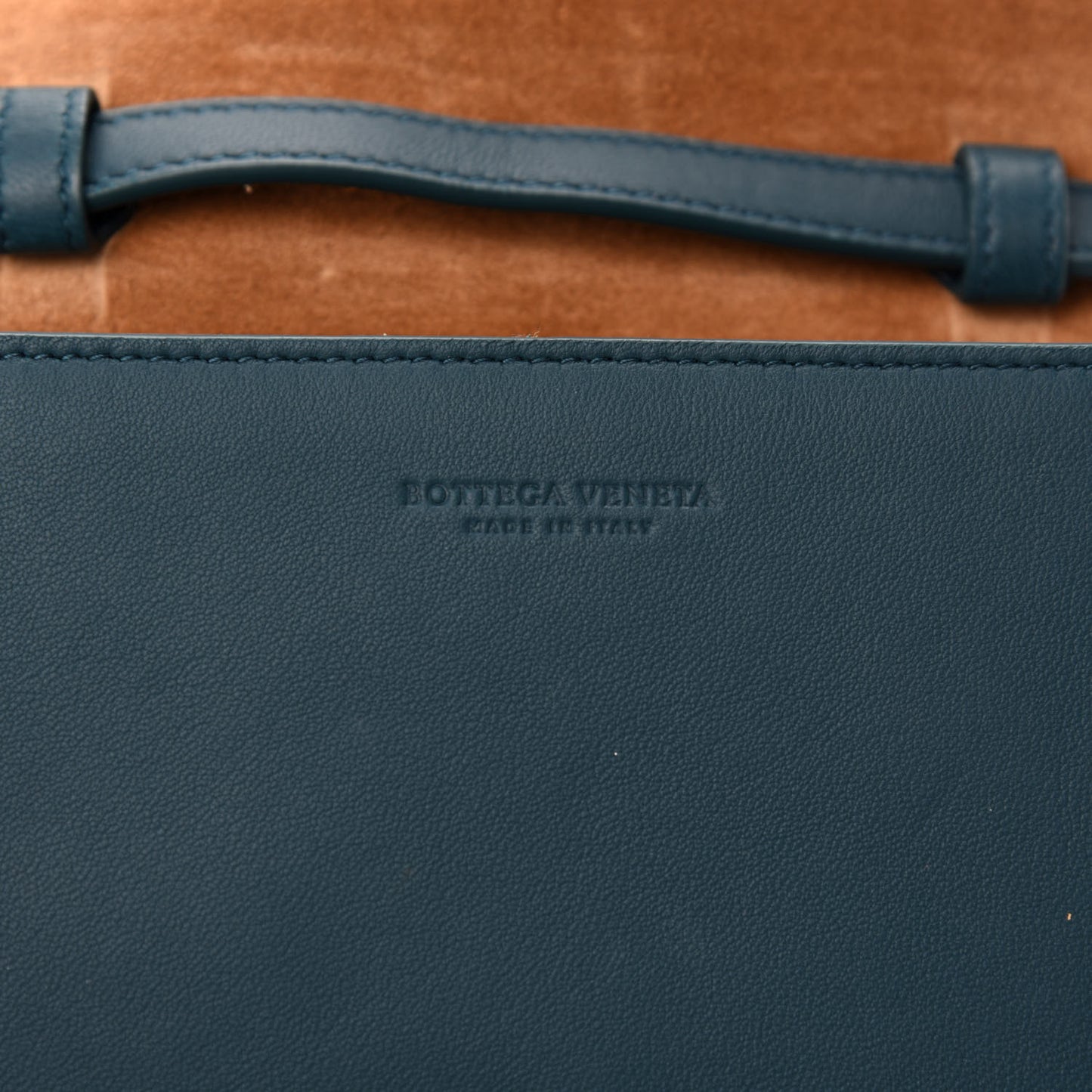 Lambskin Maxi Intrecciato Mini Cassette Crossbody Bag Petrol Blue