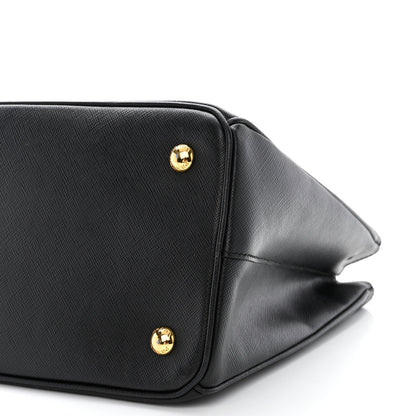 Prada Saffiano Medium Galleria Double Zip Tote Black 13 of 13