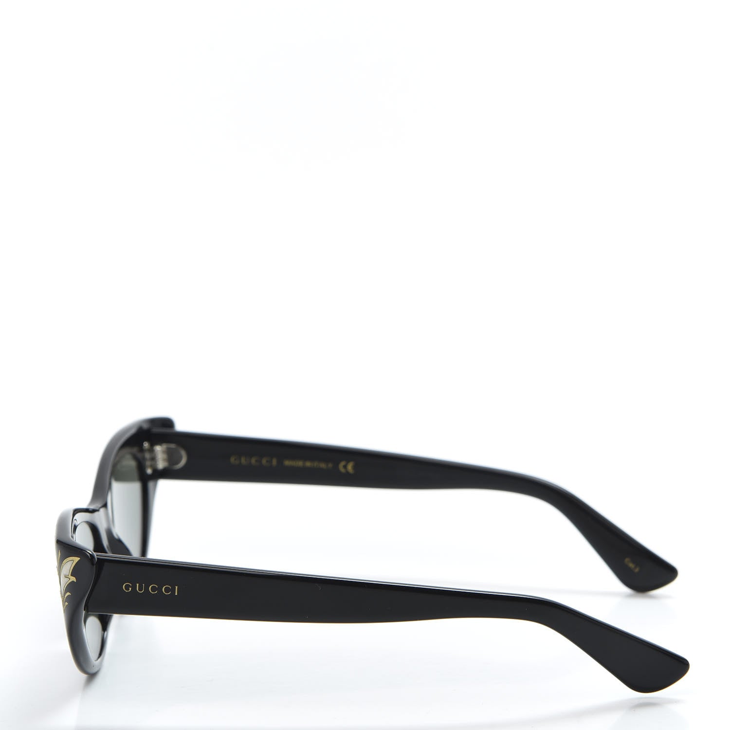 Gucci Acetate Cat Eye GG0089S Sunglasses Black 3 of 8