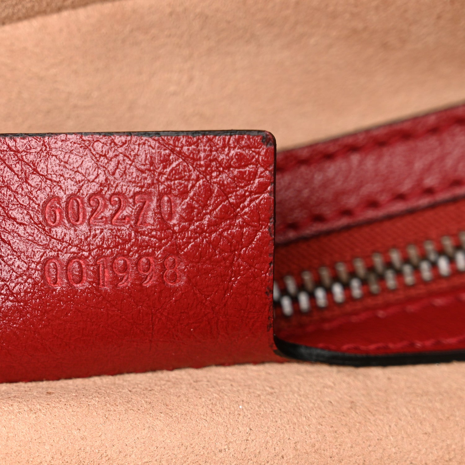 Gucci Vintage Effect Calfskin Matelasse Diagonal Small Torchon GG Marmont Bamboo Top Handle Shoulder Bag Black Romantic Cherry 7 of 11