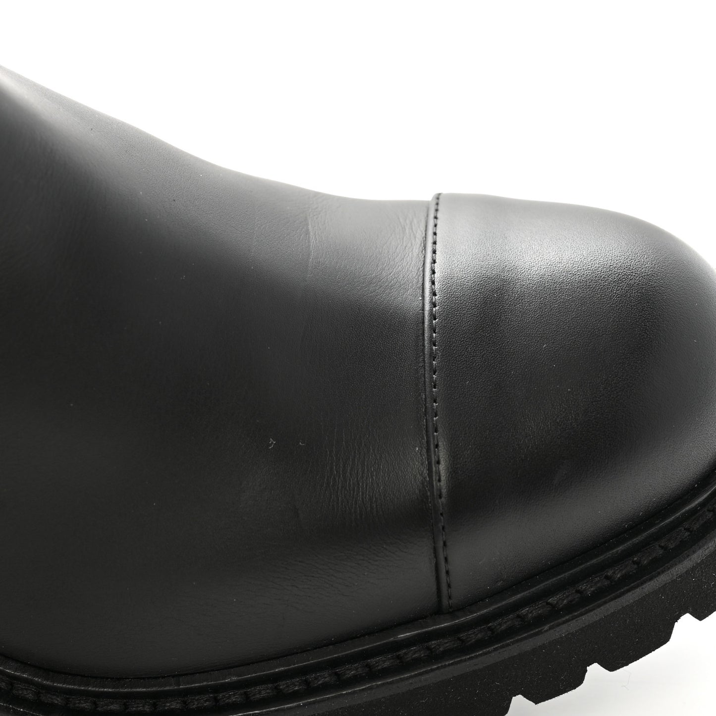 Calfskin CC Ankle Boots 38 Black