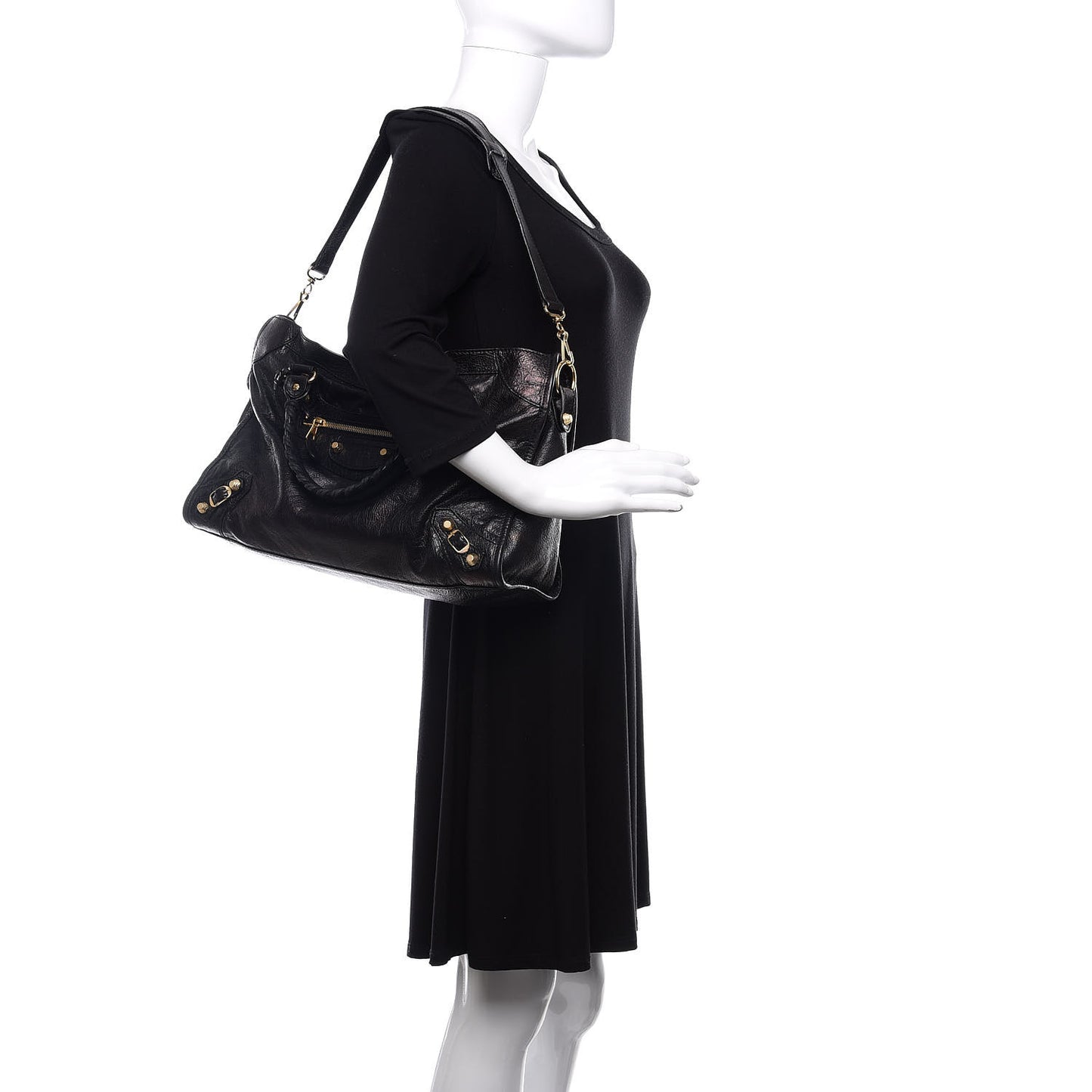 Agneau Giant 12 Gold Hardware City Black