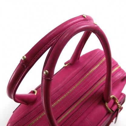 FASHIONPHILE COACHLeatherPEYTONLargeFuchsia12791 4 of 8