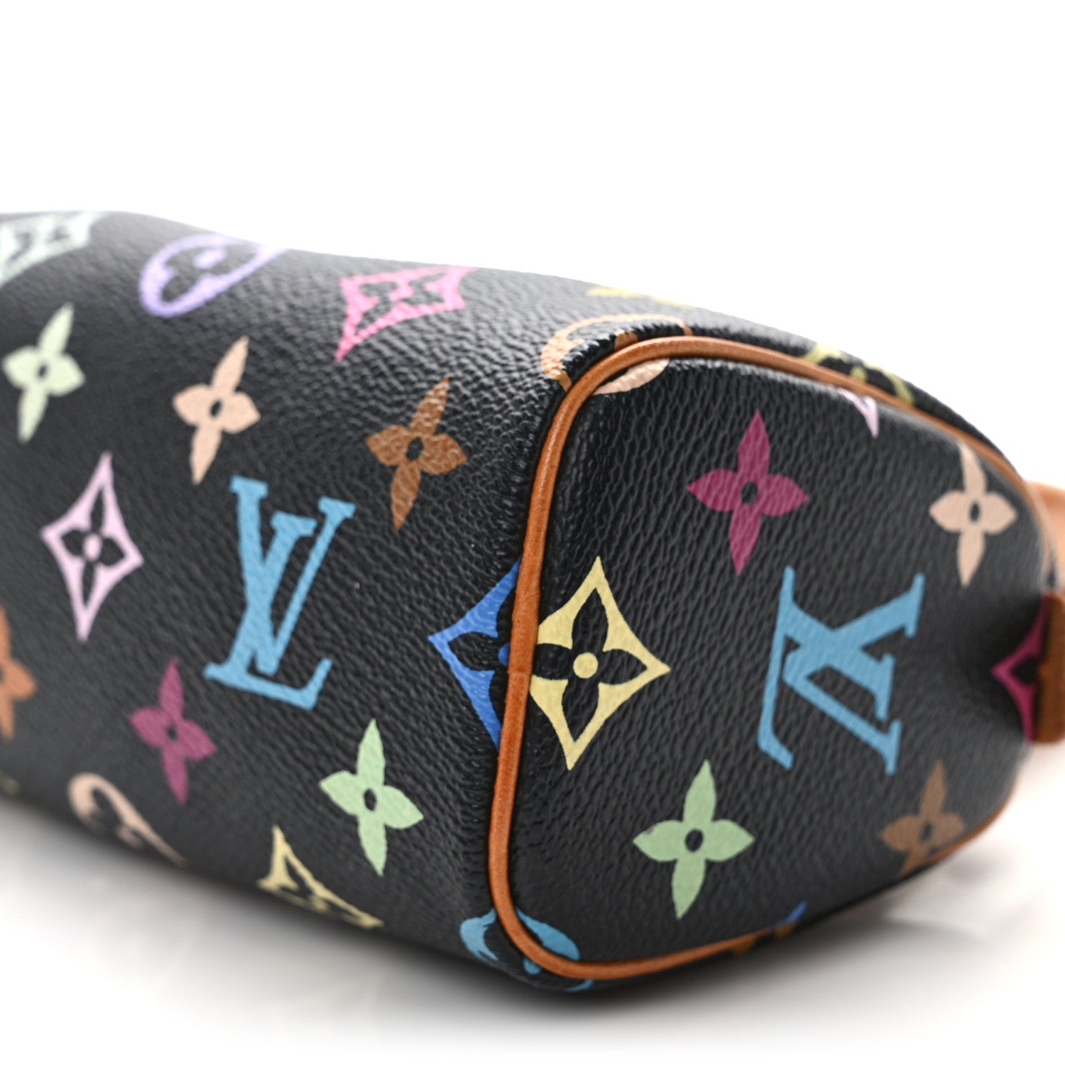 Louis Vuitton Monogram Multicolor Mini Sac HL Speedy Black 8 of 9