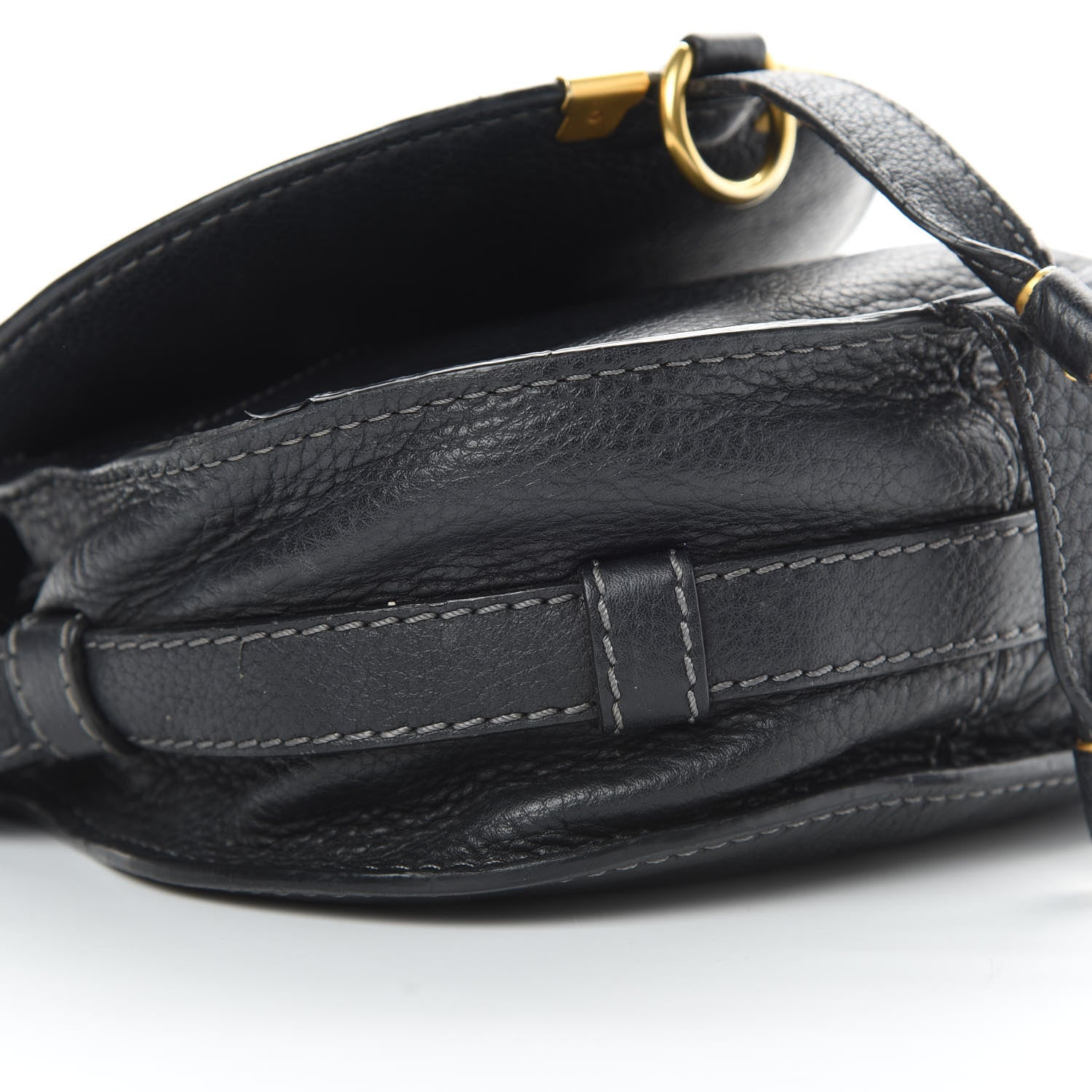 Chloe Calfskin Mini Marcie Round Crossbody Bag Black 10 of 17