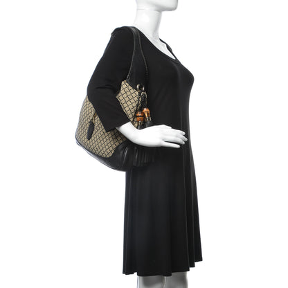 Gucci Diamante Medium New Jackie Shoulder Bag Black 2 of 13