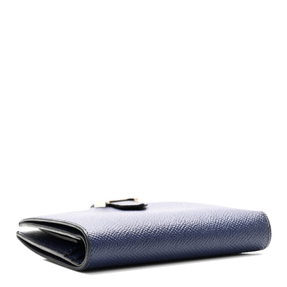 Hermes Epsom Bearn Compact Wallet Bleu Saphir 5 of 8