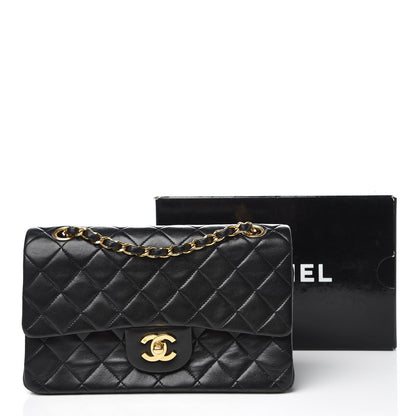 Chanel Lambskin Quilted Small Double Flap Black 10 of 10