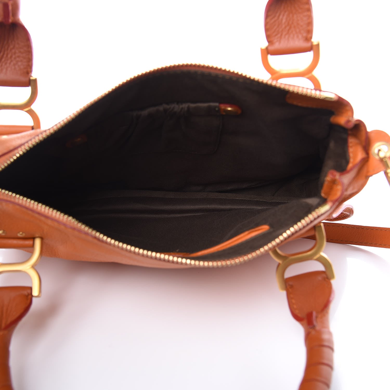 Chloe Calfskin Medium Marcie Satchel Indian Summer 5 of 11