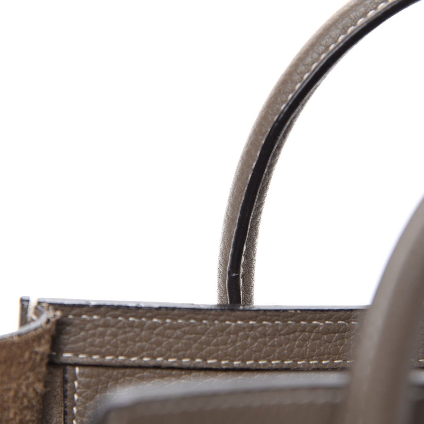 Drummed Calfskin Nano Luggage Souris