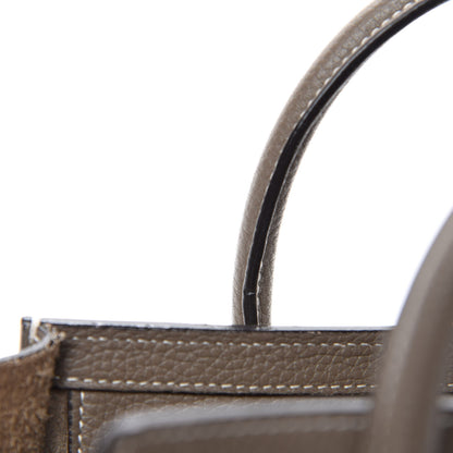 Celine Drummed Calfskin Nano Luggage Souris 13 of 20