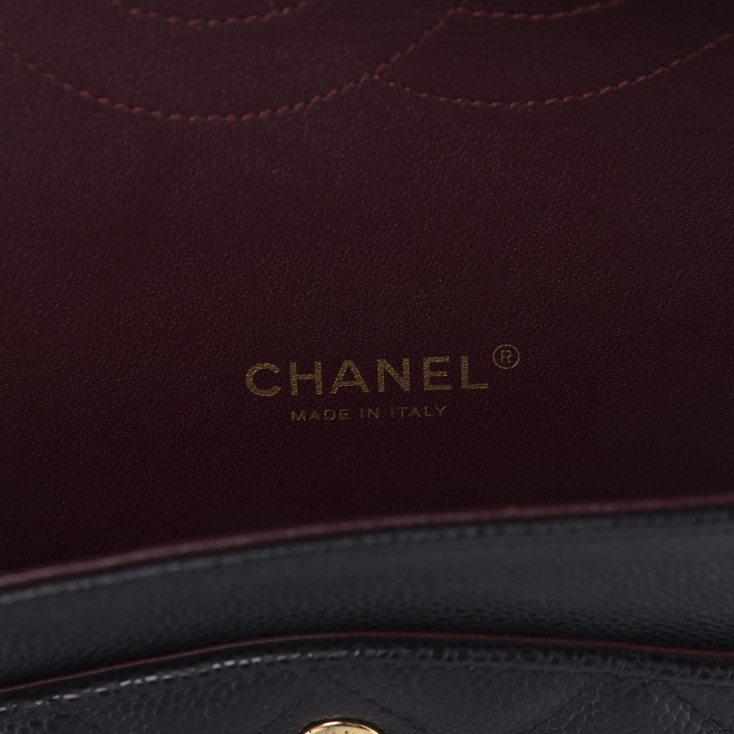 Caviar Quilted Maxi Double Flap Black