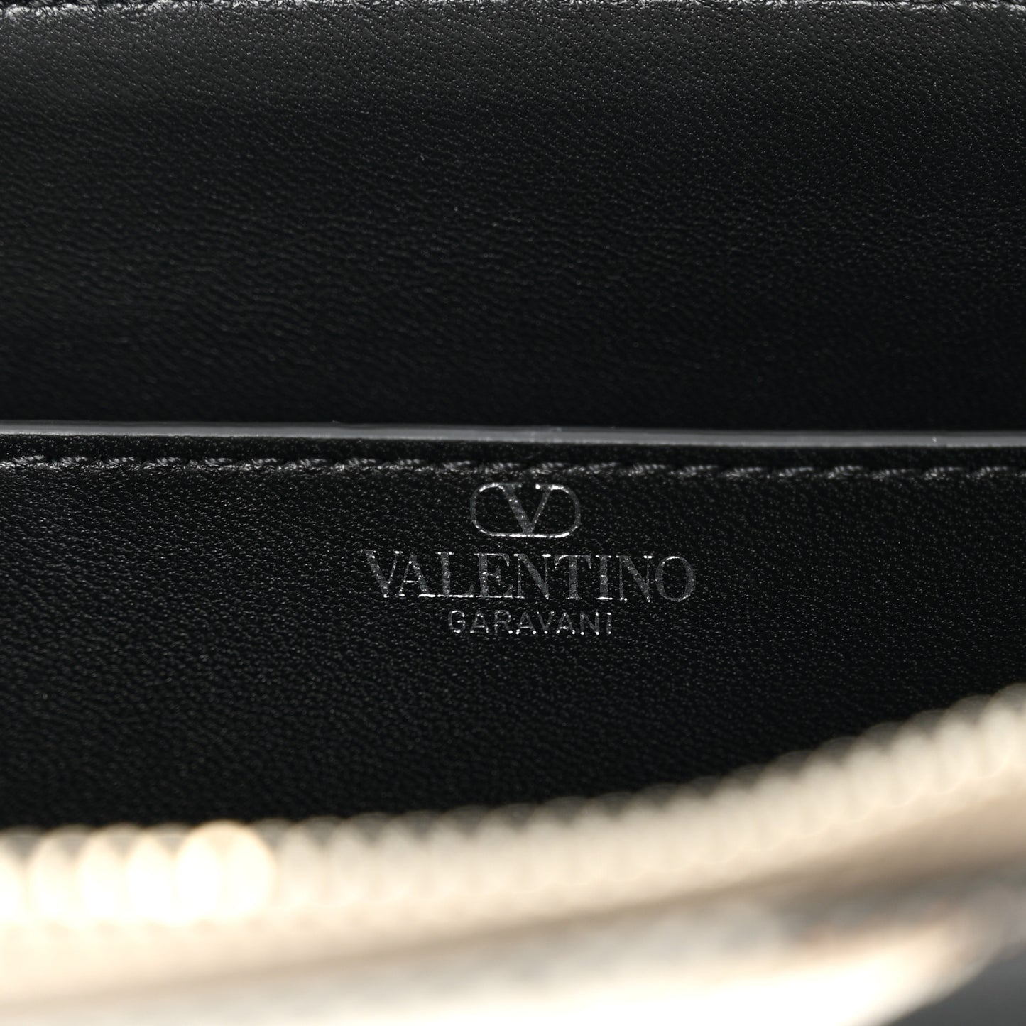 Mirror Calfskin Rockstud East West Top Handle Bag Silver