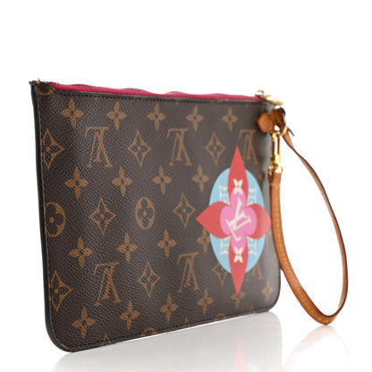 Louis Vuitton Monogram World Tour Neverfull MM GM Pochette 3 of 11