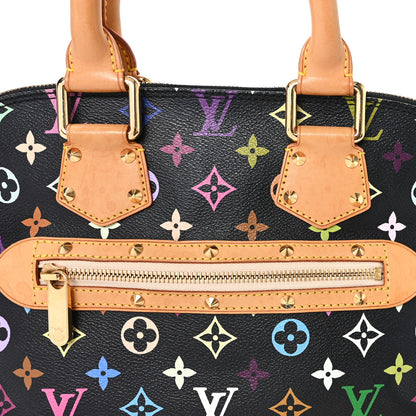 Louis Vuitton Monogram Multicolor Alma PM Black 7 of 9