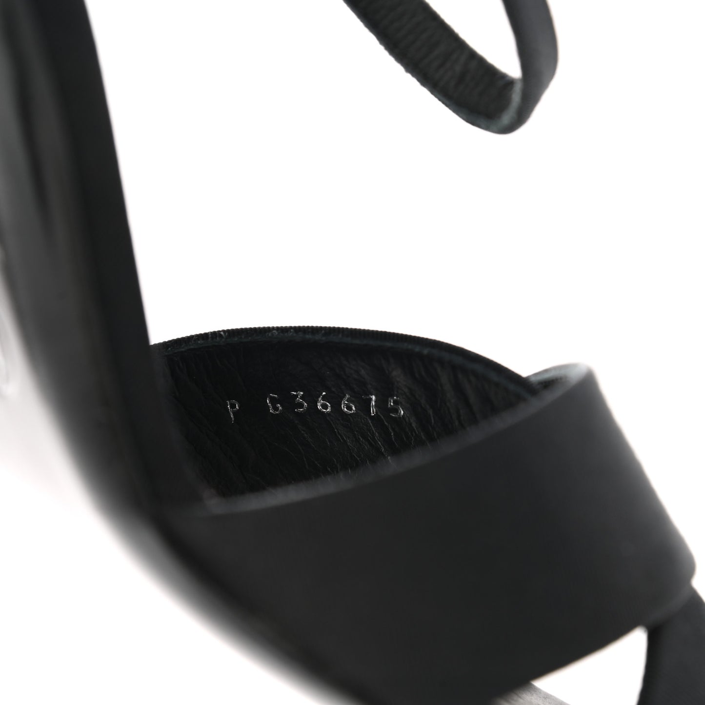 Grosgrain Pearl Sandals 38.5 Black