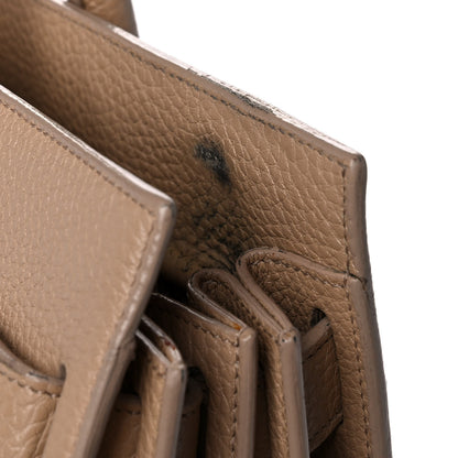 Saint Laurent Grained Calfskin Small Sac De Jour Taupe 12 of 13