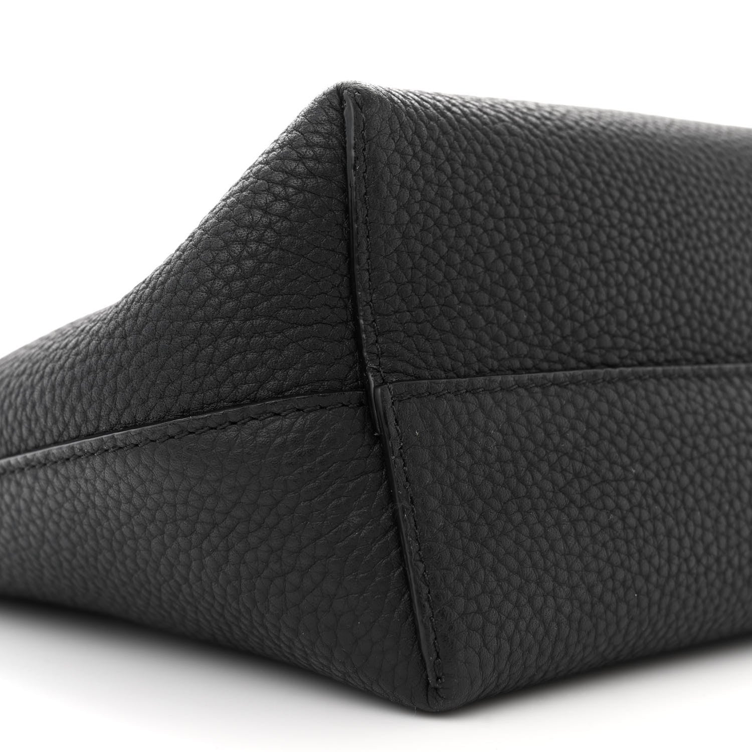 The Row Grained Calfskin Small Park Tote Black 9 of 12