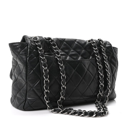 Chanel Lambskin Quilted Jumbo Single Flap Black 3 of 10