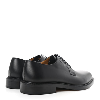 Valentino Garavani Calfskin Mens Derby Shoes 43 Black 4 of 10
