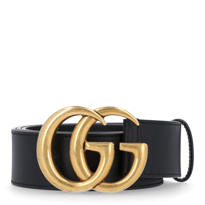 Gucci Calfskin Double G 40mm Belt 90 36 Black 1 of 8