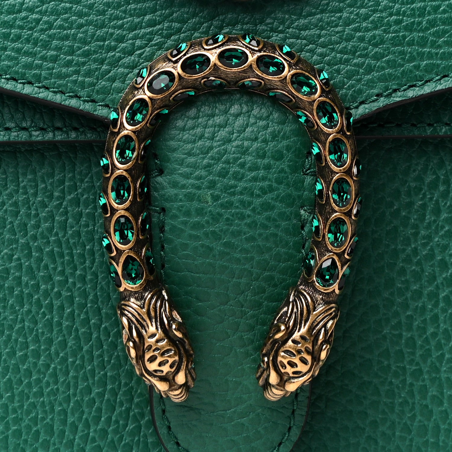 Gucci Calfskin Mini Dionysus Shoulder Bag Emerald 8 of 11