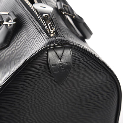 Louis Vuitton Epi Speedy 30 Black 6 of 7