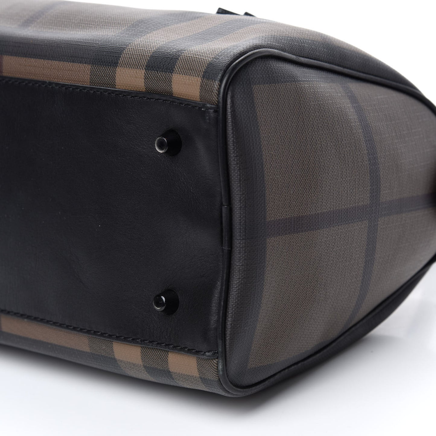 Smoked Check Small Chester Bowling Bag Brown