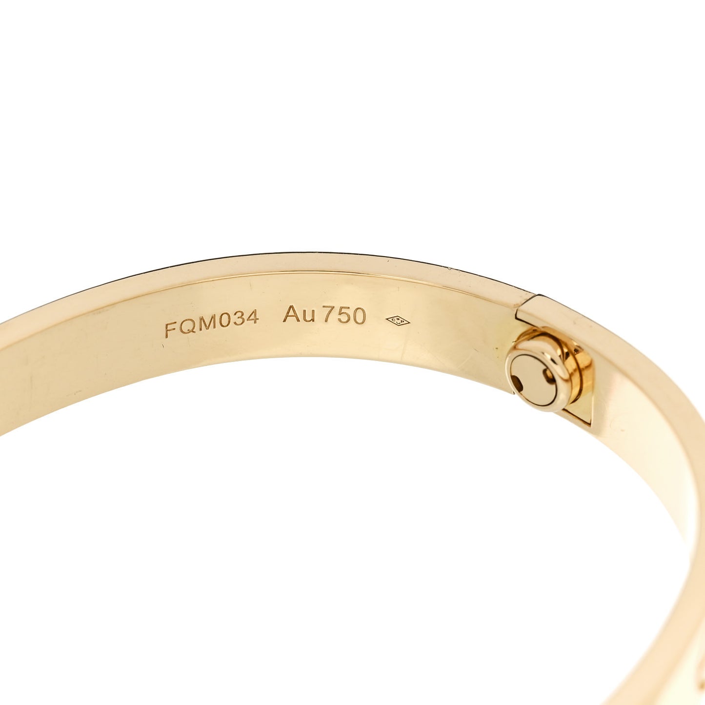18K Yellow Gold LOVE Bracelet 16