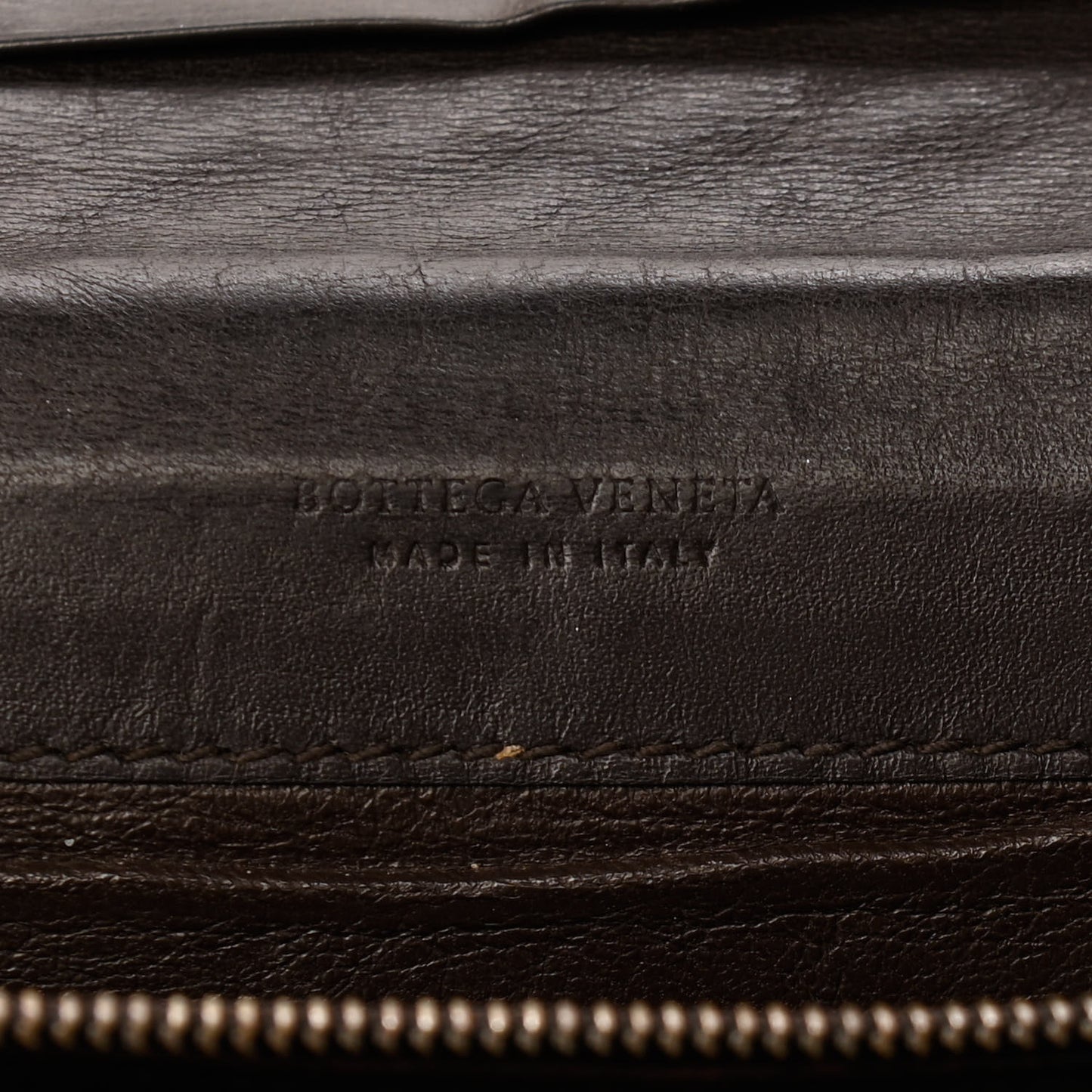 Nappa Intrecciato Continental Flap Wallet Brown