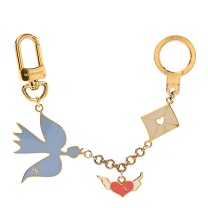 Louis Vuitton Enamel Love Birds Bag Charm 1 of 3