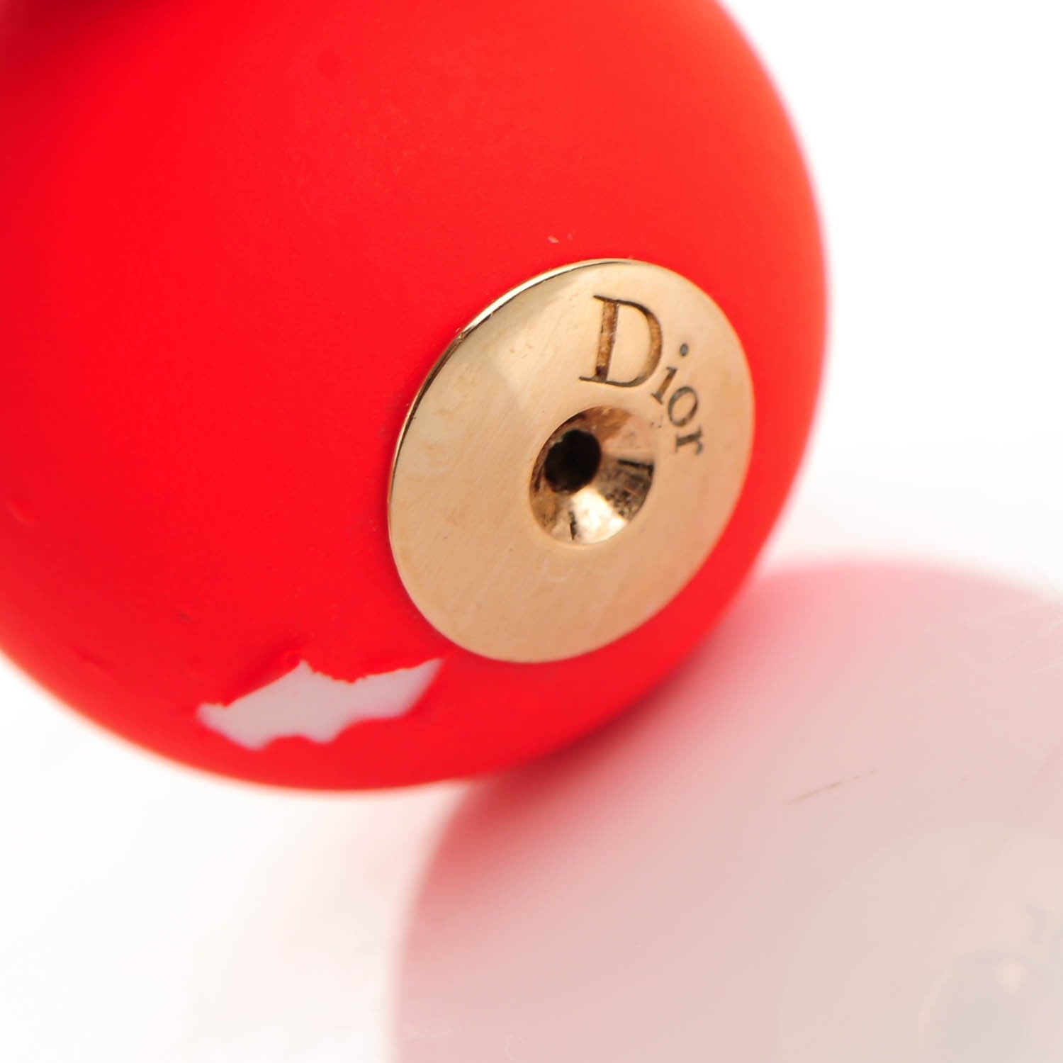 Christian Dior Mise En Dior Tribal Earrings Red 5 of 5