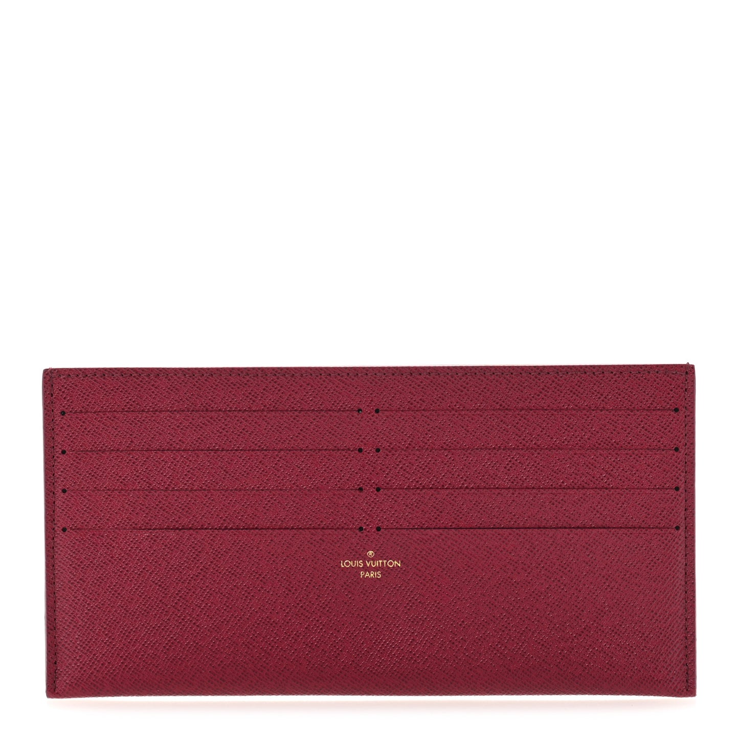 Calfskin Felicie Card Holder Insert Fuchsia