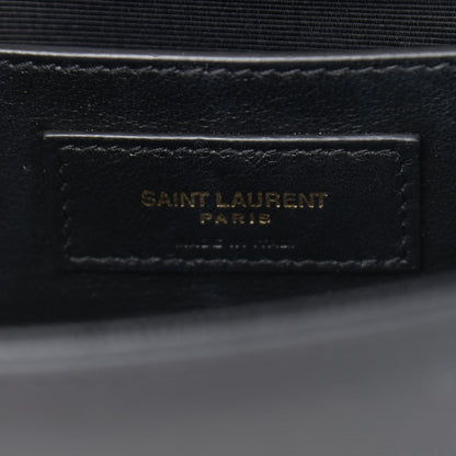 Saint Laurent Grain De Poudre Small Monogram Kate Satchel Black 6 of 11